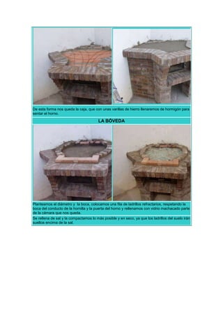 Horno de barro pizzero.
