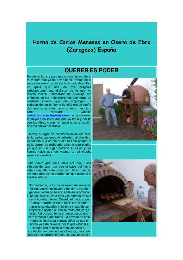 Horno de barro pizzero.