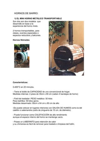 Hornos de barro