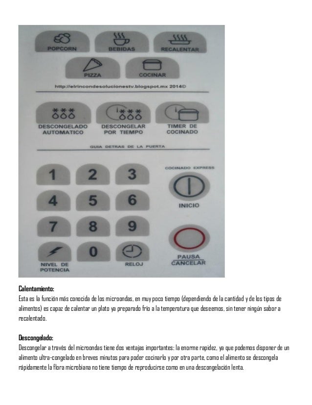 Hornos microondas funciones básicas y otros datos que debemos saber,…