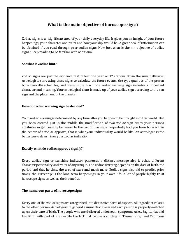 horoscope zodiac signs zodiac chart