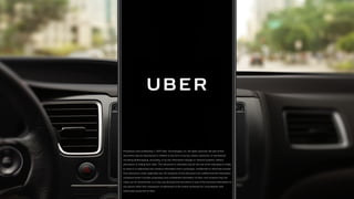 Proprietary and confidential © 2017 Uber Technologies, Inc. All rights reserved. No part of this
document may be reproduced or utilized in any form or by any means, electronic or mechanical,
including photocopying, recording, or by any information storage or retrieval systems, without
permission in writing from Uber. This document is intended only for the use of the individual or entity
to whom it is addressed and contains information that is privileged, confidential or otherwise exempt
from disclosure under applicable law. All recipients of this document are notified that the information
contained herein includes proprietary and confidential information of Uber, and recipient may not
make use of, disseminate, or in any way disclose this document or any of the enclosed information to
any person other than employees of addressee to the extent necessary for consultations with
authorized personnel of Uber.
 