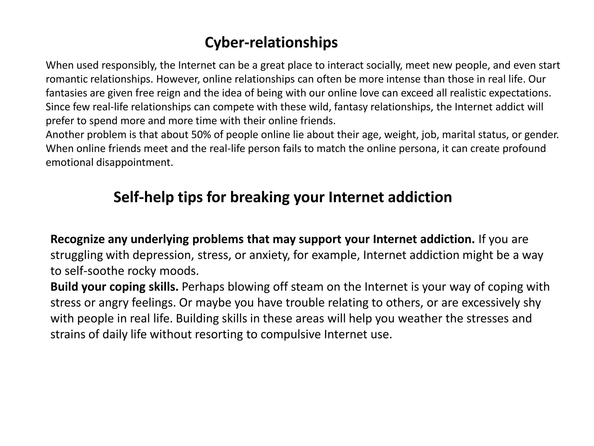Feeling irritable when not at the computer