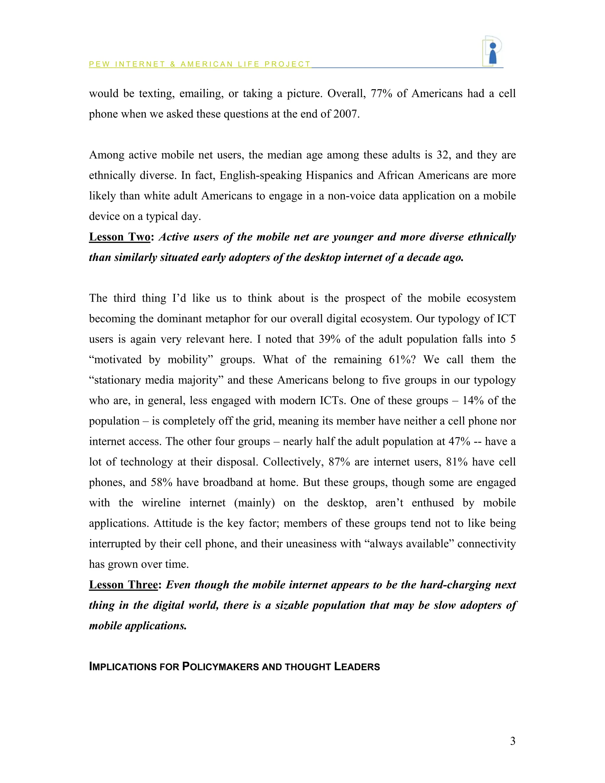 How Users Shape the Mobile Ecosystem