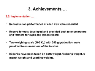 Designing community based breeding strategies for indigenous sheep breeds of smallholders in Ethiopia: The case of Horro sheep 