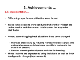 Designing community based breeding strategies for indigenous sheep breeds of smallholders in Ethiopia: The case of Horro sheep 