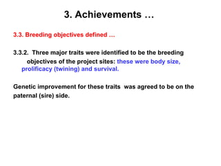 Designing community based breeding strategies for indigenous sheep breeds of smallholders in Ethiopia: The case of Horro sheep 