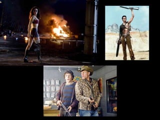 Disturbing sounds are very important in a horror movie. Ambient diegetic sounds like footsteps and non-diegetic sounds (like a heartbeat).