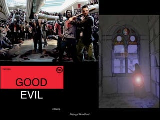 Lighting is expressive and non-naturalistic. Low-key lighting can help to crate dark shadows and unfamiliar shapes in the blackness. Lighting can be motivated in the world of the film (like bonfires, fireplaces and torches).