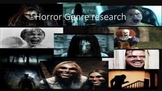 Horror Genre research
 