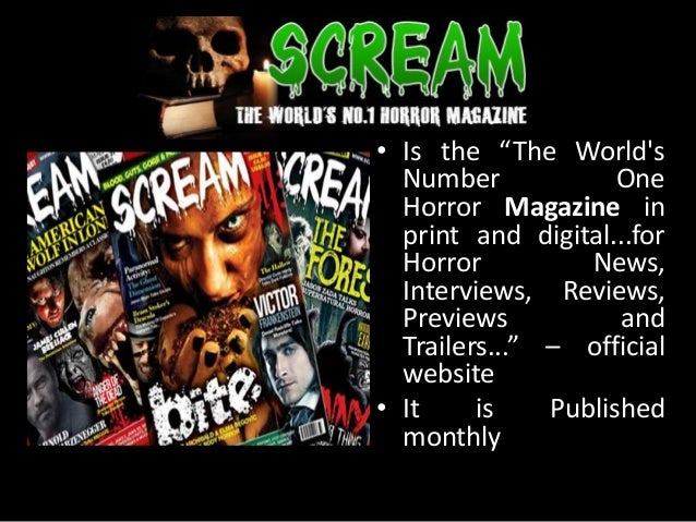 Horror movie Magazines Analysis