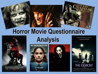 Horror Movie Questionnaire
        Analysis
 