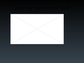 Opening sequence of SAW 