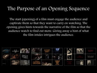 Horror opening sequence conventions | PPTX