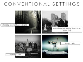 Horror presentation print screens