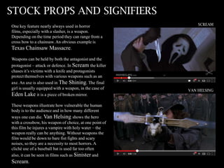 The Horror Genre - Media Studies | PPTX