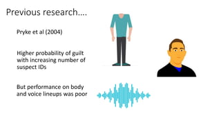 Predicting suspect guilt from responses to multiple lineups - Ruth ...