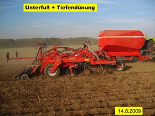 Unterfuß + Tiefendünung




                          14.8.2009
 