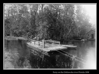 Ferry on the Ocklawaha river Florida 1898   