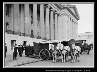US Treasury currency wagon, Washington, DC 1904   