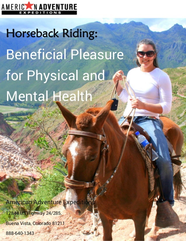 Horseback Riding Beneficial Pleasure for Physical and Mental Health