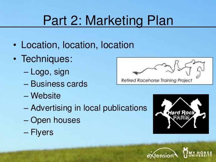 Horse boarding facility business plan