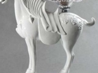 Horse Figurine with Glass Bowl 1301-0302 Large - Importwala.com