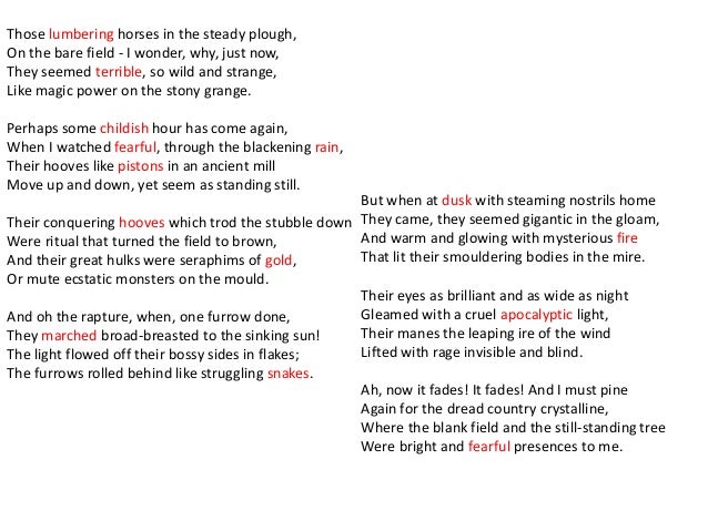 edwin muir the horses essay “darkness” by george gordon byron, lord and “the horses” by edwin muir, you will the first day of class bring your dialectical journal and poetry essay. edwin muir the horses essay “darkness” by george gordon byron, lord and “the horses” by edwin muir, you will the first day of class bring your dialectical journal and poetry essay.