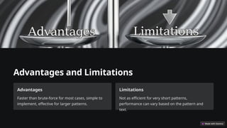 Horspool Pattern matching Algorithm.pptx