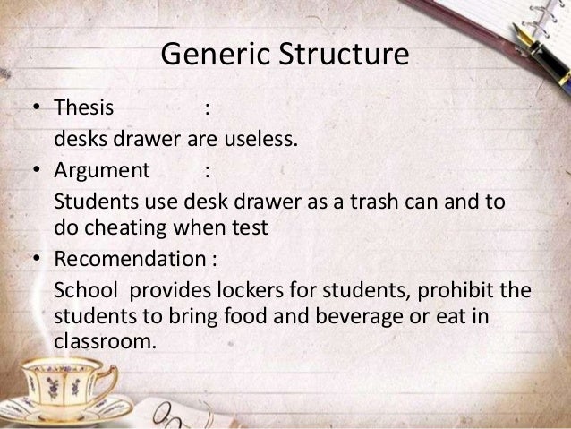 Hortatory exposition