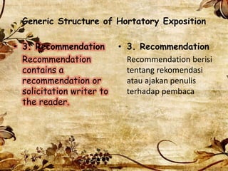 Hortatory exposition | PPTX