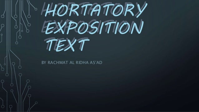 Contoh Hortatory Exposition Education - Simak Gambar Berikut
