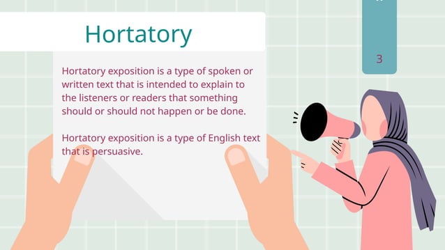 This is a hortatory exposition text powerpoint | PPT