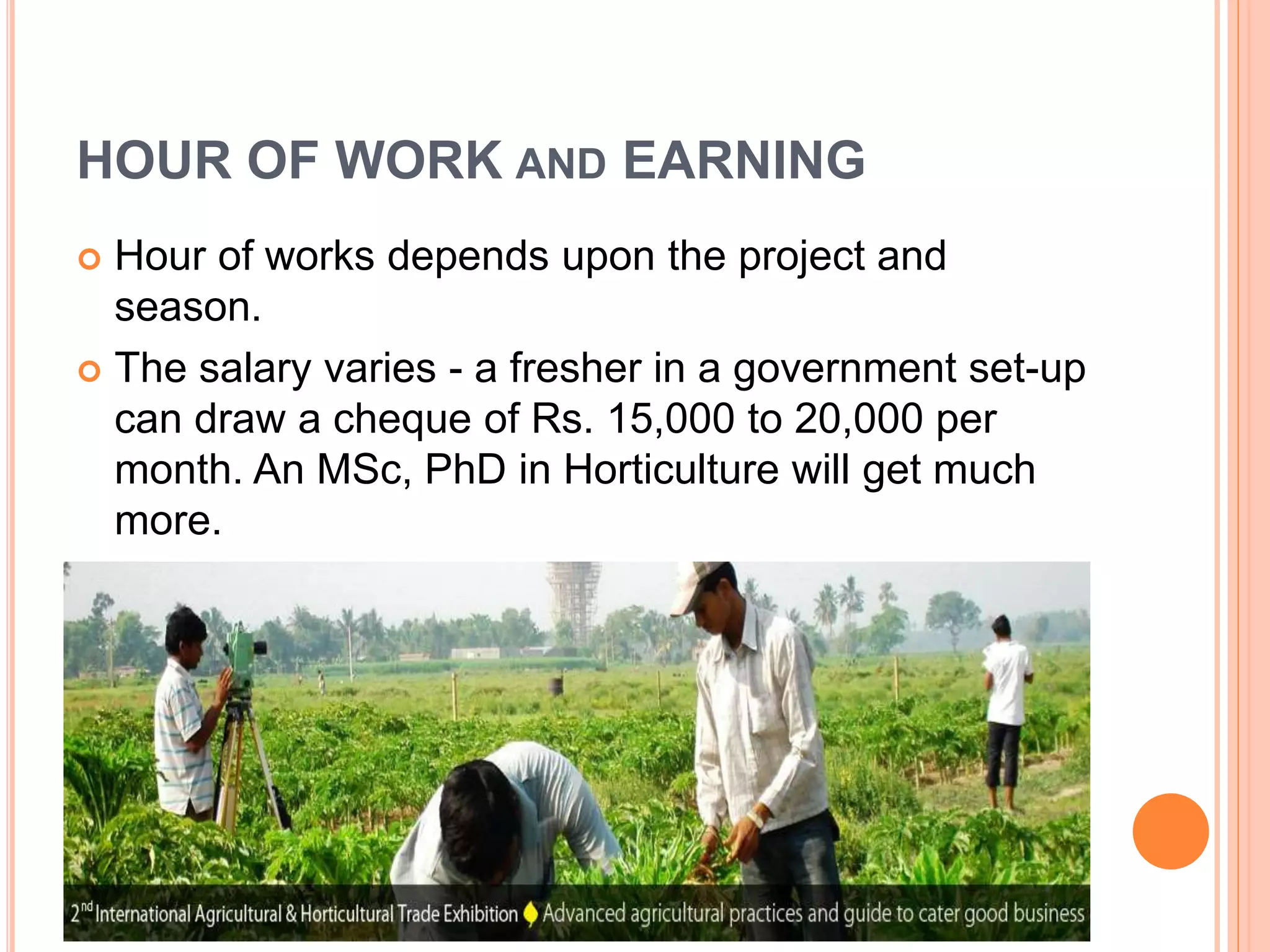 Career in Horticulture | PPTX