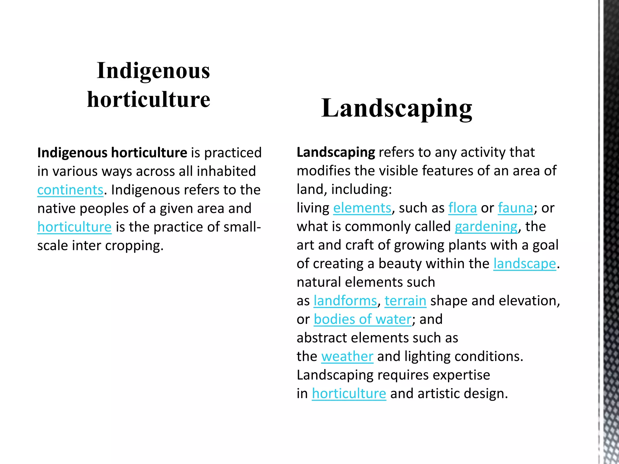 Horticulture ppt | PPTX