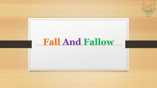 Fall And Fallow
 