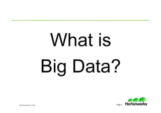 © Hortonworks Inc. 2013 Page 3
 