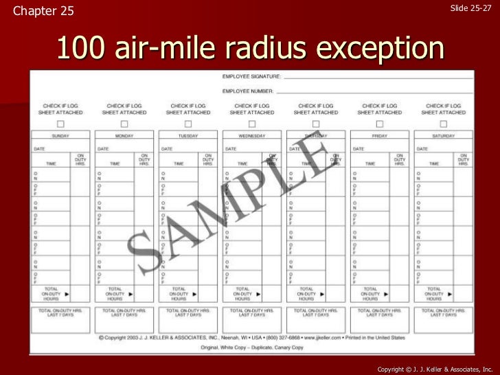 mile log book