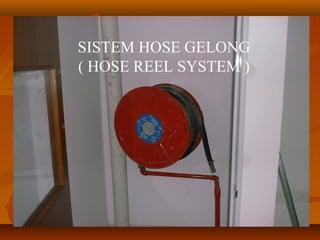 Hose reel in fire fighting system