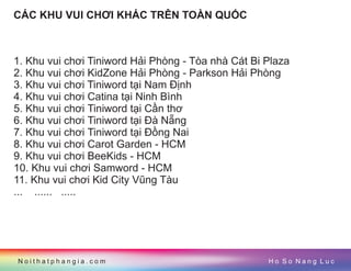 Thiết kế khu vui chơi trẻ em