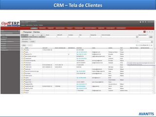 CRM – Tela de Clientes

 