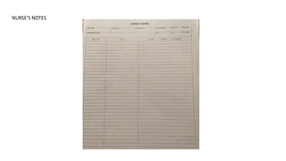 NURSE’S NOTES
 