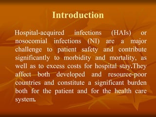 Hospital acquired infection | PPT