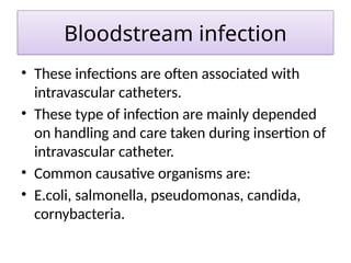 Hospital acquired infection or nosocomial infection | PPTX