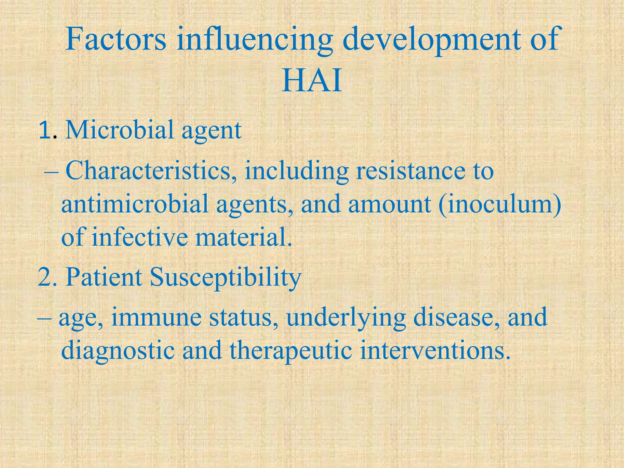 HOSPITAL ACQUIRED INFECTIONS | PPTX