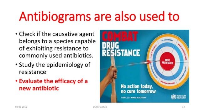 HOSPITAL ANTIBIOGRAMS principles interpretation and documentation ...