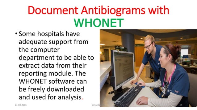 HOSPITAL ANTIBIOGRAMS principles interpretation and documentation ...