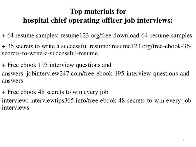 hospital chief operating officer resume sample pdf ebook free download chief operating officer resume