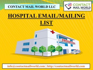 CONTACT MAIL WORLD LLC
info@contactmailworld.com | http://contactmailworld.com
 