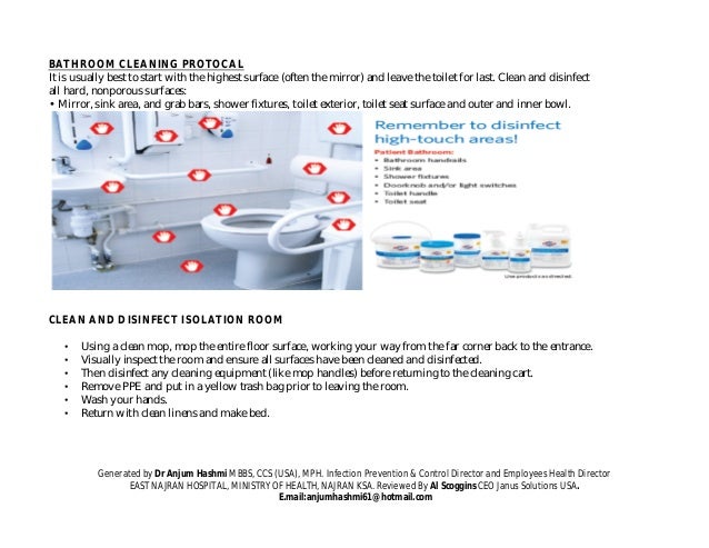 Terminal Cleaning Procedure In An Isolation Room Terminal Cleaning Procedure In An Isolation Room